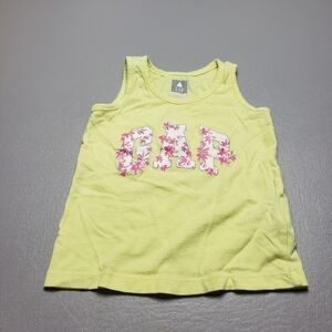 3/$15 gap playtime favorite toddler girls size 3T yellow, pink flower tank top